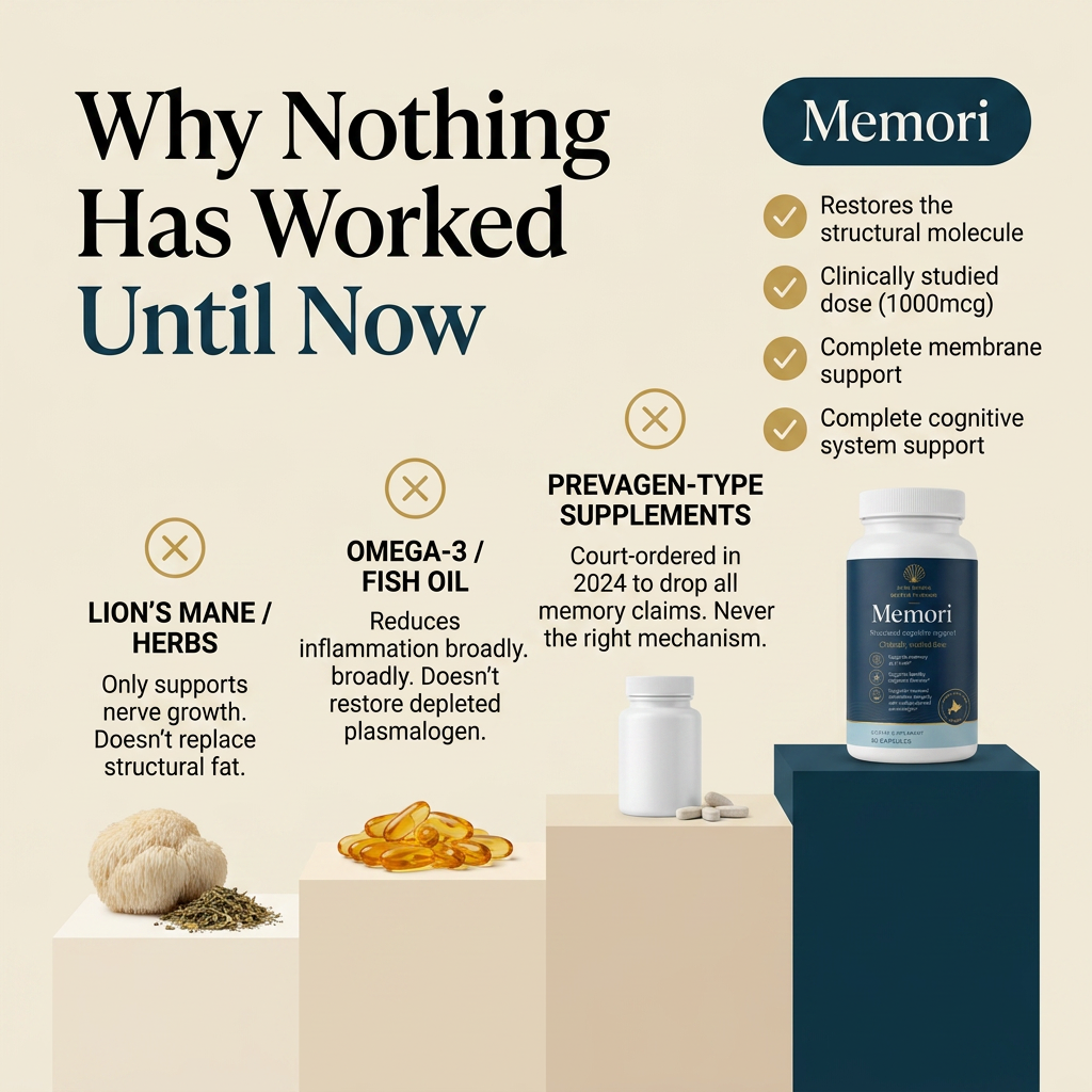 Memori Mind — Scallop Plasmalogen 1000mcg